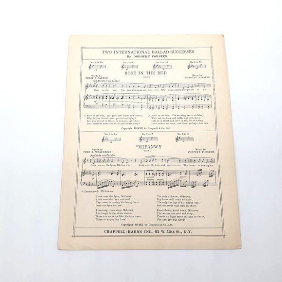 Vintage Sheet Music 1931 Where My Rainbow Ends Voice, Piano Barker Conriche - Picture 2 of 4